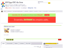 Tablet Screenshot of 32.snuipp.fr