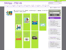Tablet Screenshot of 46.snuipp.fr