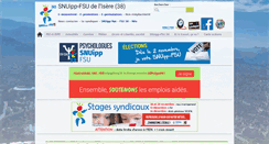 Desktop Screenshot of 38.snuipp.fr