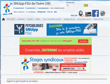 Tablet Screenshot of 38.snuipp.fr