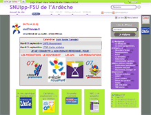 Tablet Screenshot of 07.snuipp.fr
