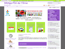 Tablet Screenshot of 61.snuipp.fr