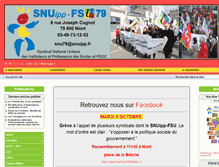 Tablet Screenshot of 79.snuipp.fr