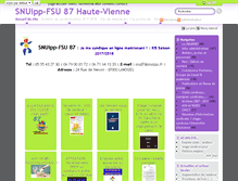 Tablet Screenshot of 87.snuipp.fr