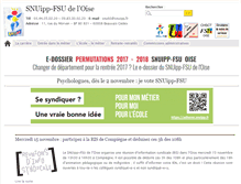 Tablet Screenshot of 60.snuipp.fr