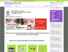 Tablet Screenshot of 03.snuipp.fr